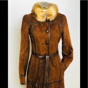 Groovy VTG Jacques Maraut Paris Fur Suede Leathe